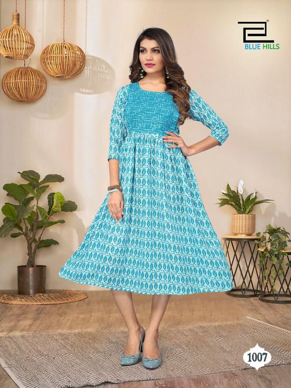 Blue Hills Happiness Fedding Wear Kurti Collection